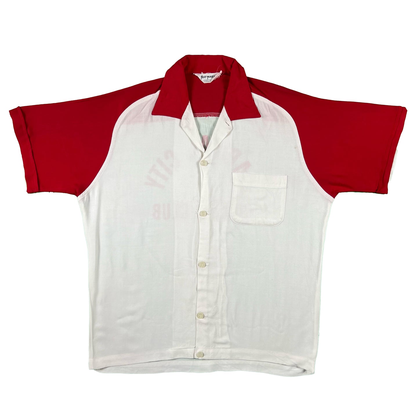 60s Nat Nast Bowling Shirt- M