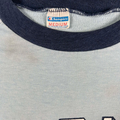 70s Champion Blue Bar Oregon Ducks Ringer Tee- M