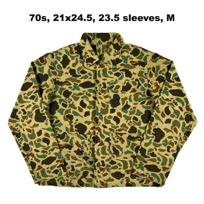 Vintage Duck Camo Utility Shirt- SELECT SHIRT