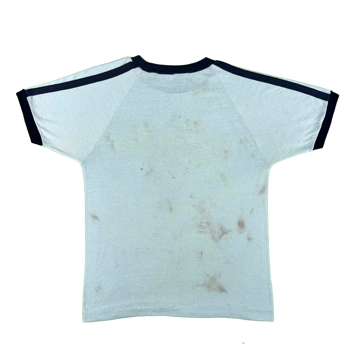 70s Champion Blue Bar Oregon Ducks Ringer Tee- M