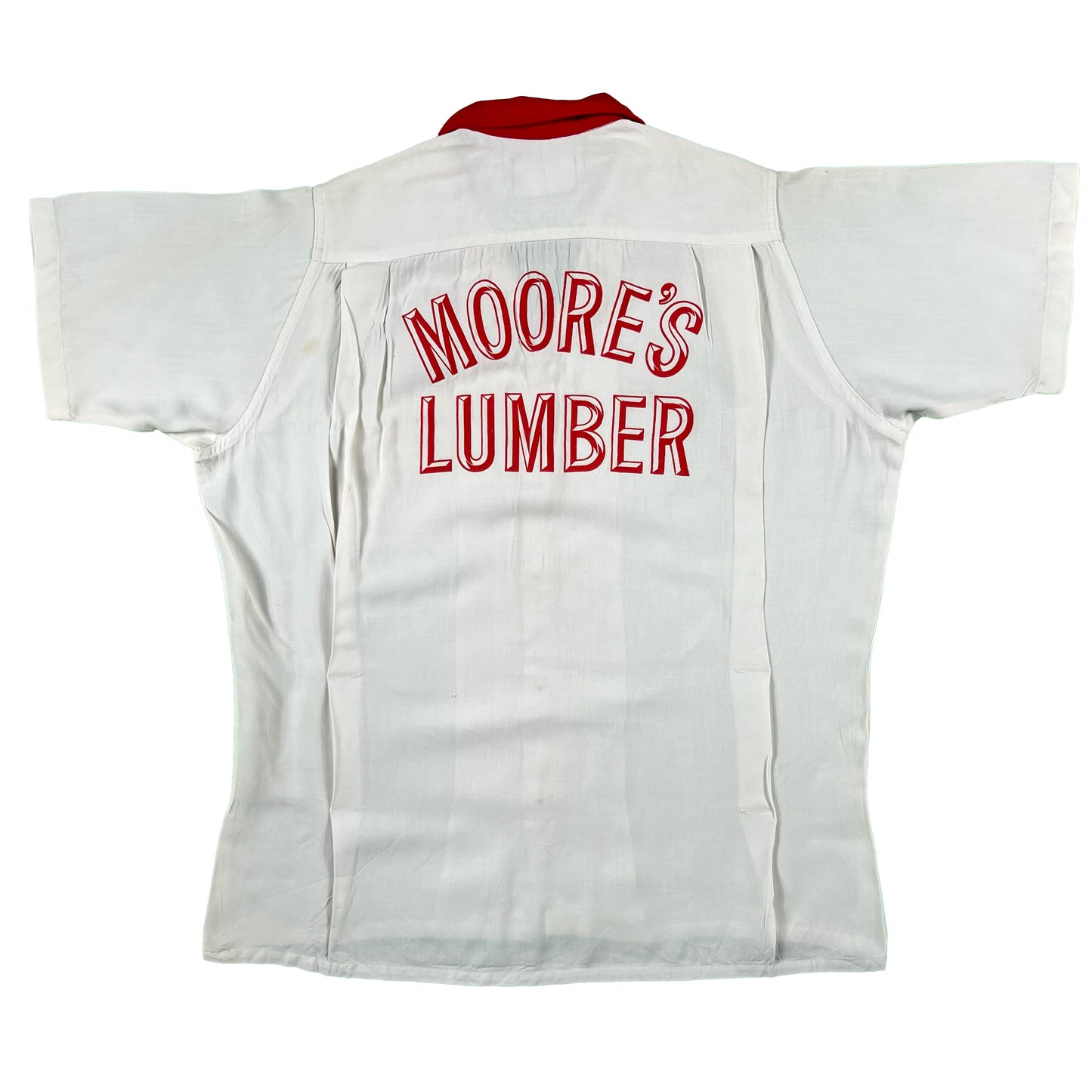 50s Loop Collar Bowling Shirt- L