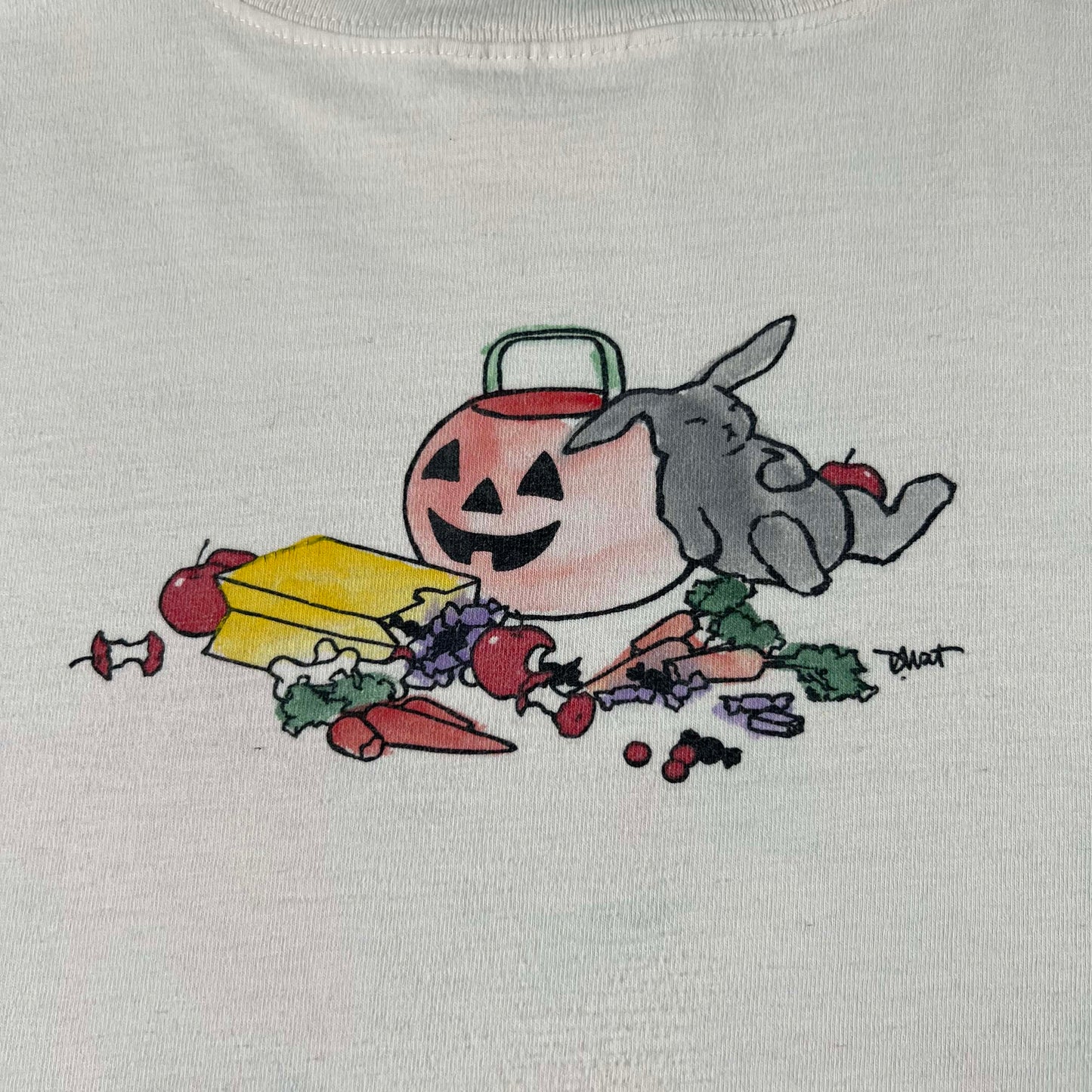 90s Cat and Dogs Halloween Long Sleeve Tee- M
