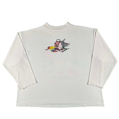 90s Cat and Dogs Halloween Long Sleeve Tee- M