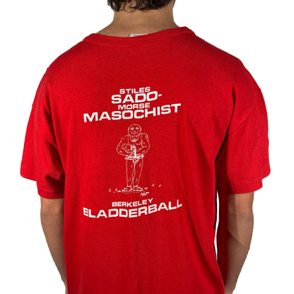 70s Yale Morse College Bladderball Tee- L