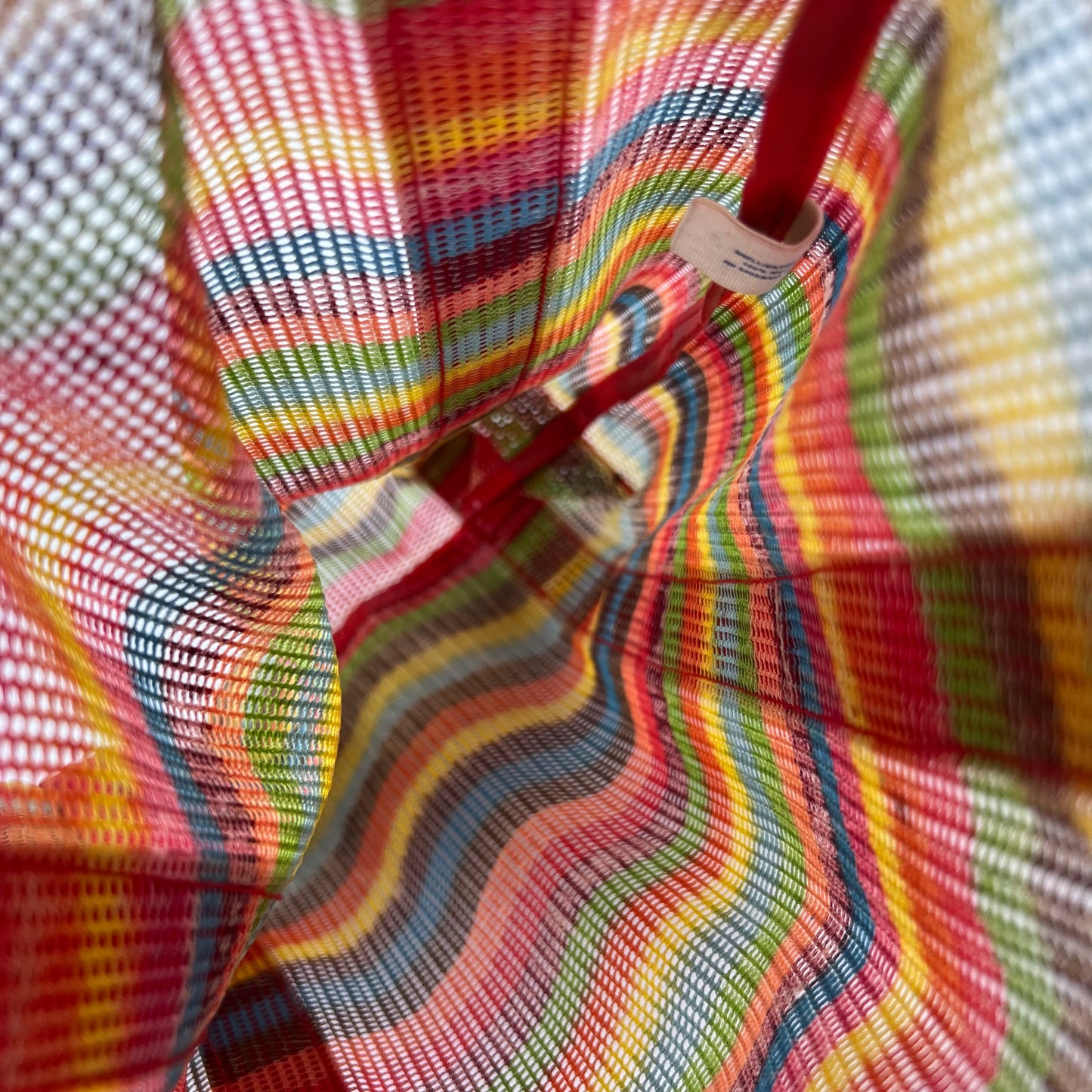00s Old Navy Striped Mesh Tote Bag