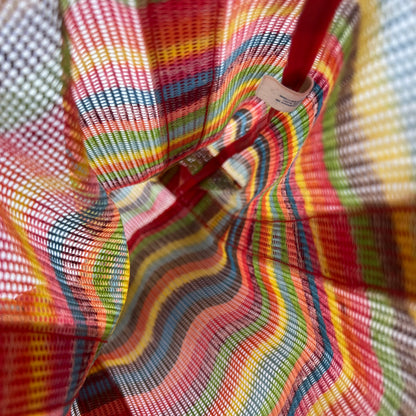 00s Old Navy Striped Mesh Tote Bag