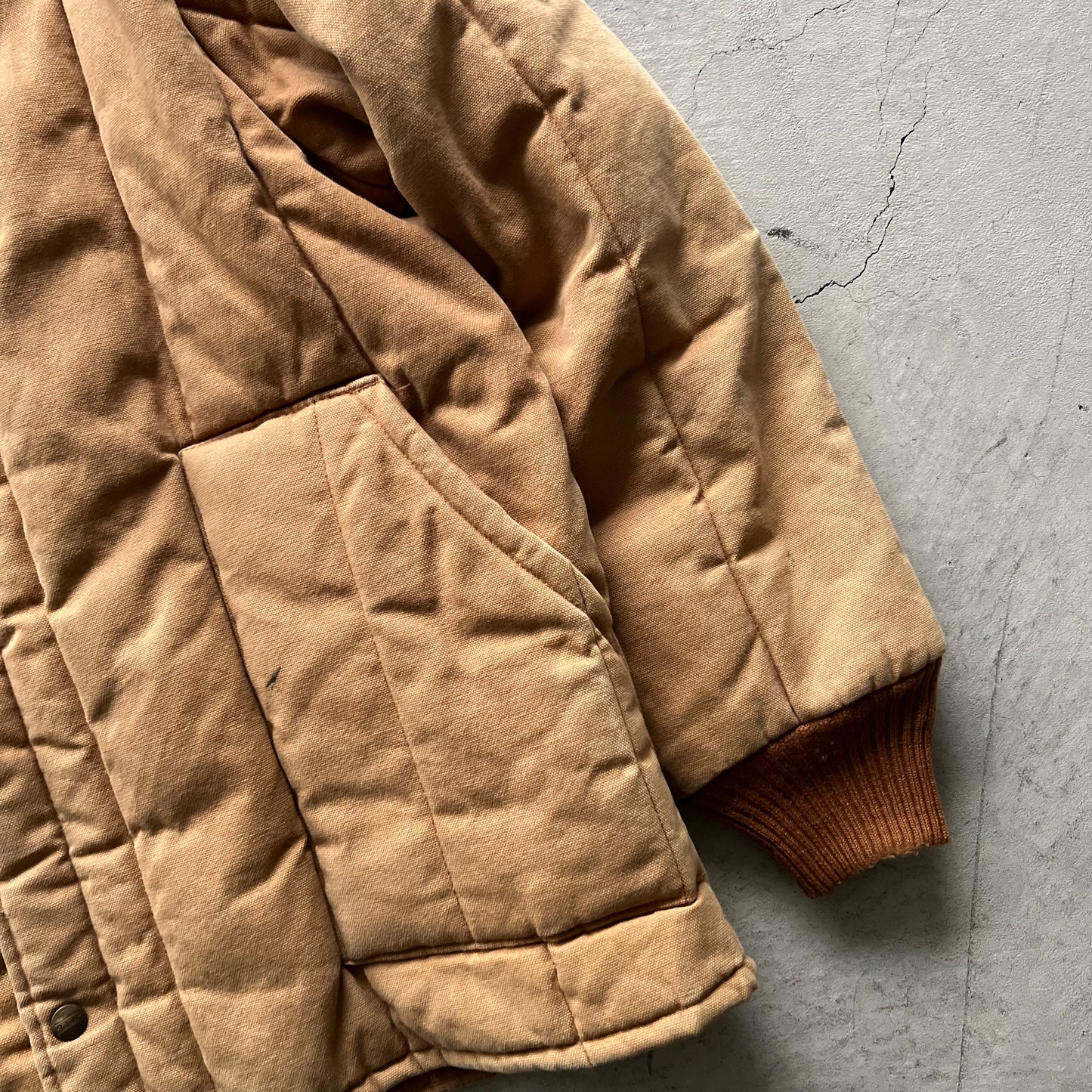 80s Walls Quilt Lined Canvas Work Jacket- XL