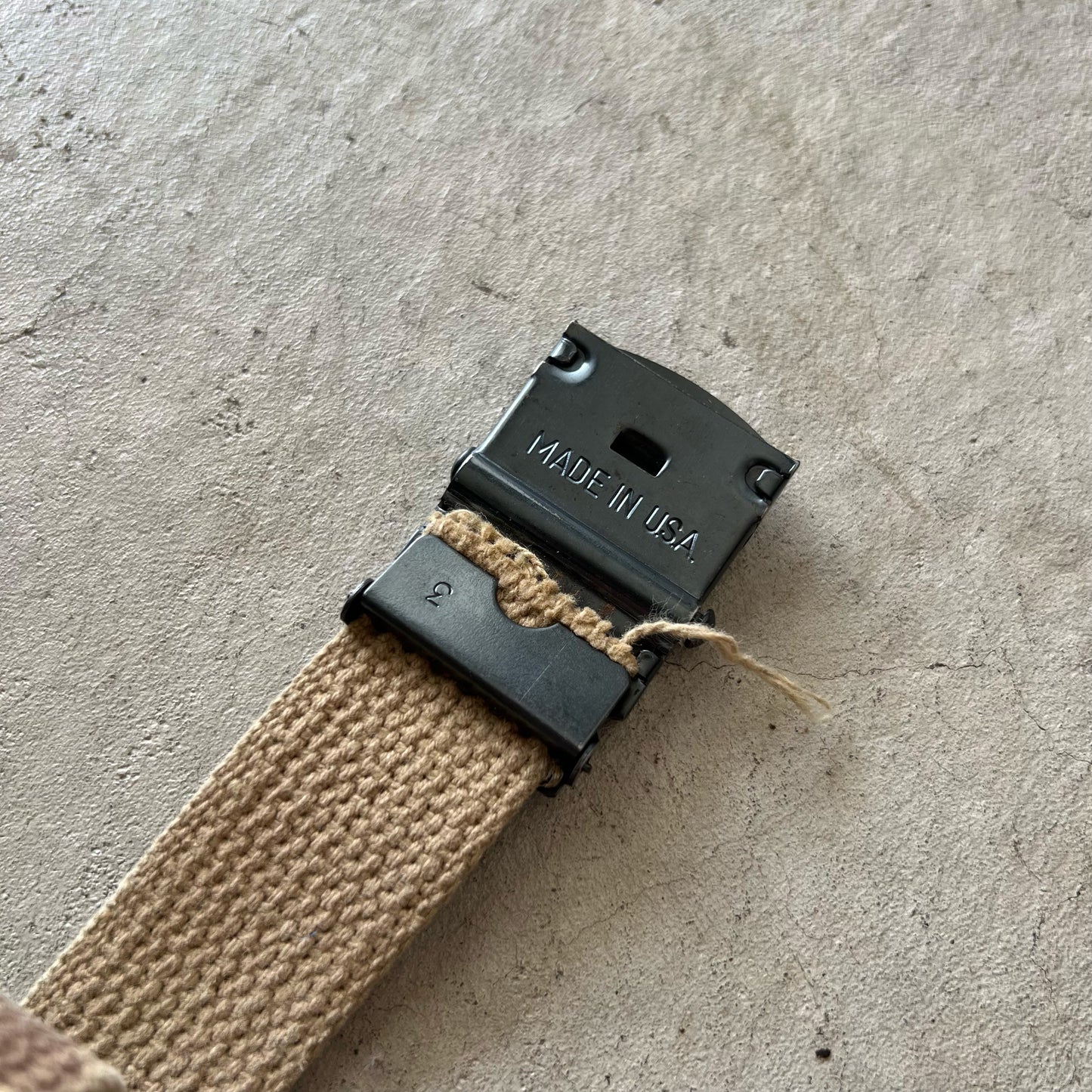 80s Duck Camo Web Belt- 28"-34"