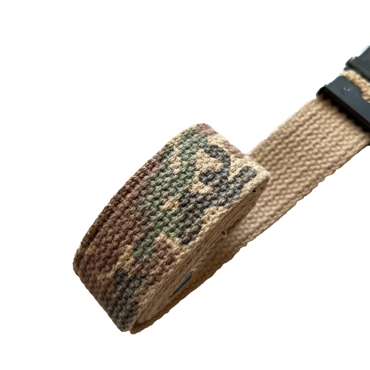 80s Duck Camo Web Belt- 28"-34"