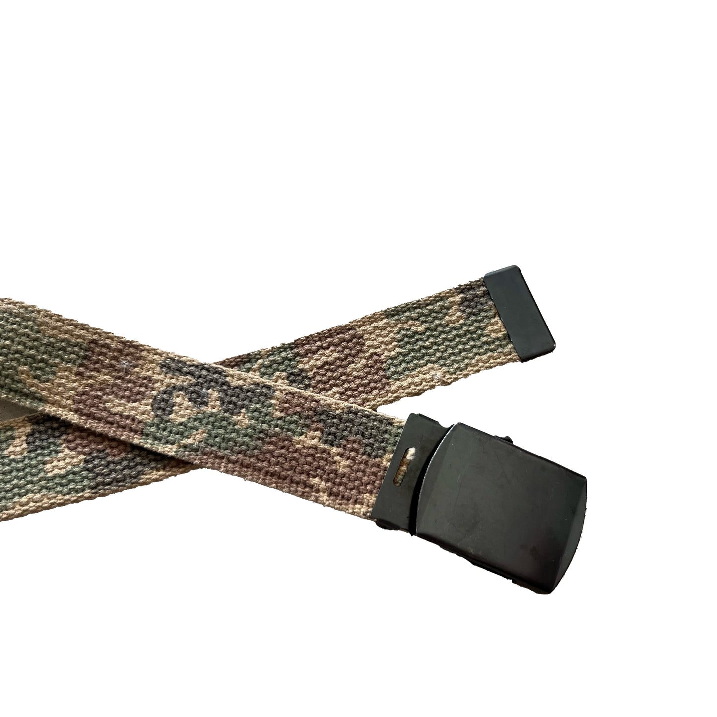 80s Duck Camo Web Belt- 28"-34"