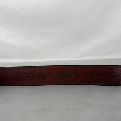 00s Eddie Bauer Brown Leather Belt- 32"-36"