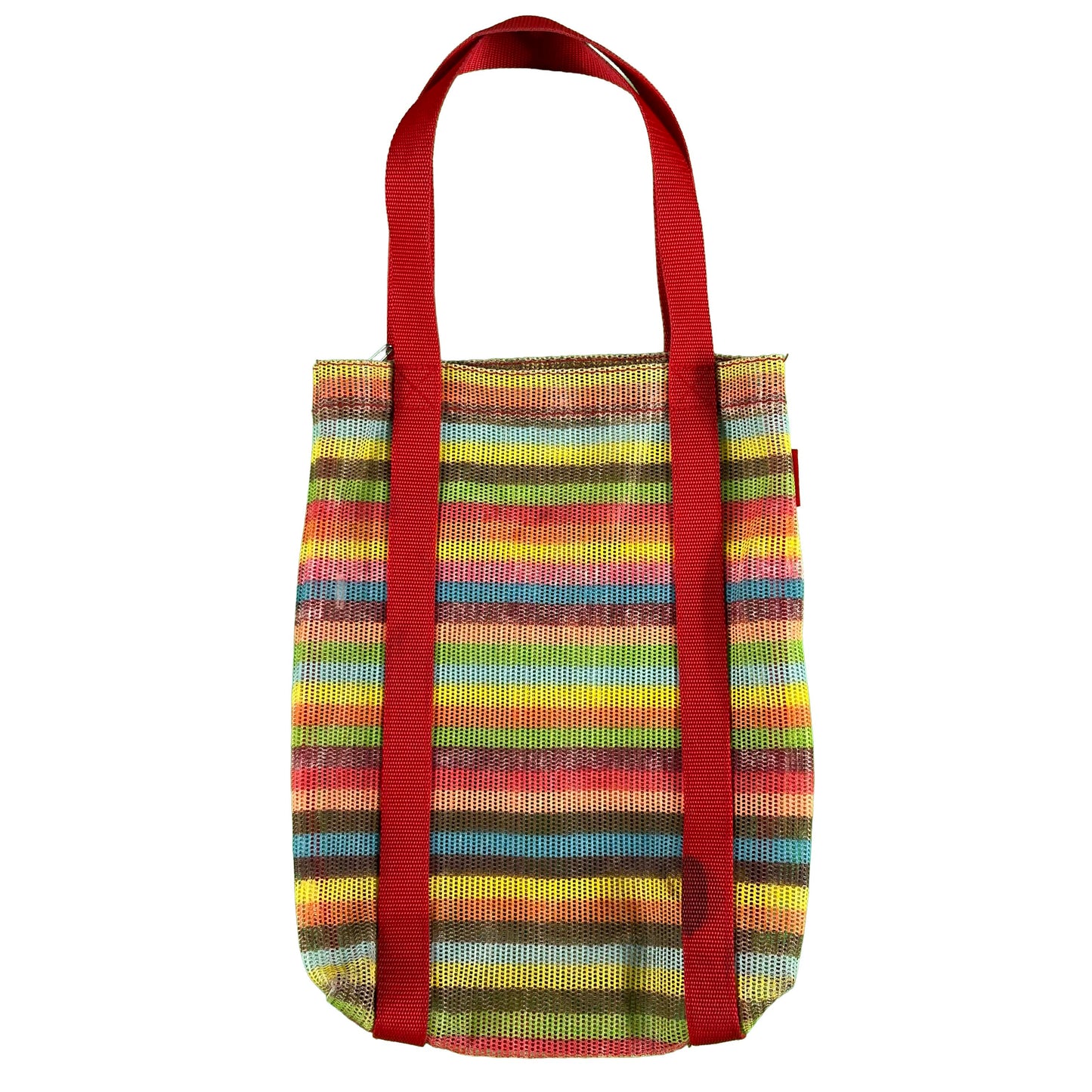 00s Old Navy Striped Mesh Tote Bag