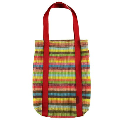 00s Old Navy Striped Mesh Tote Bag