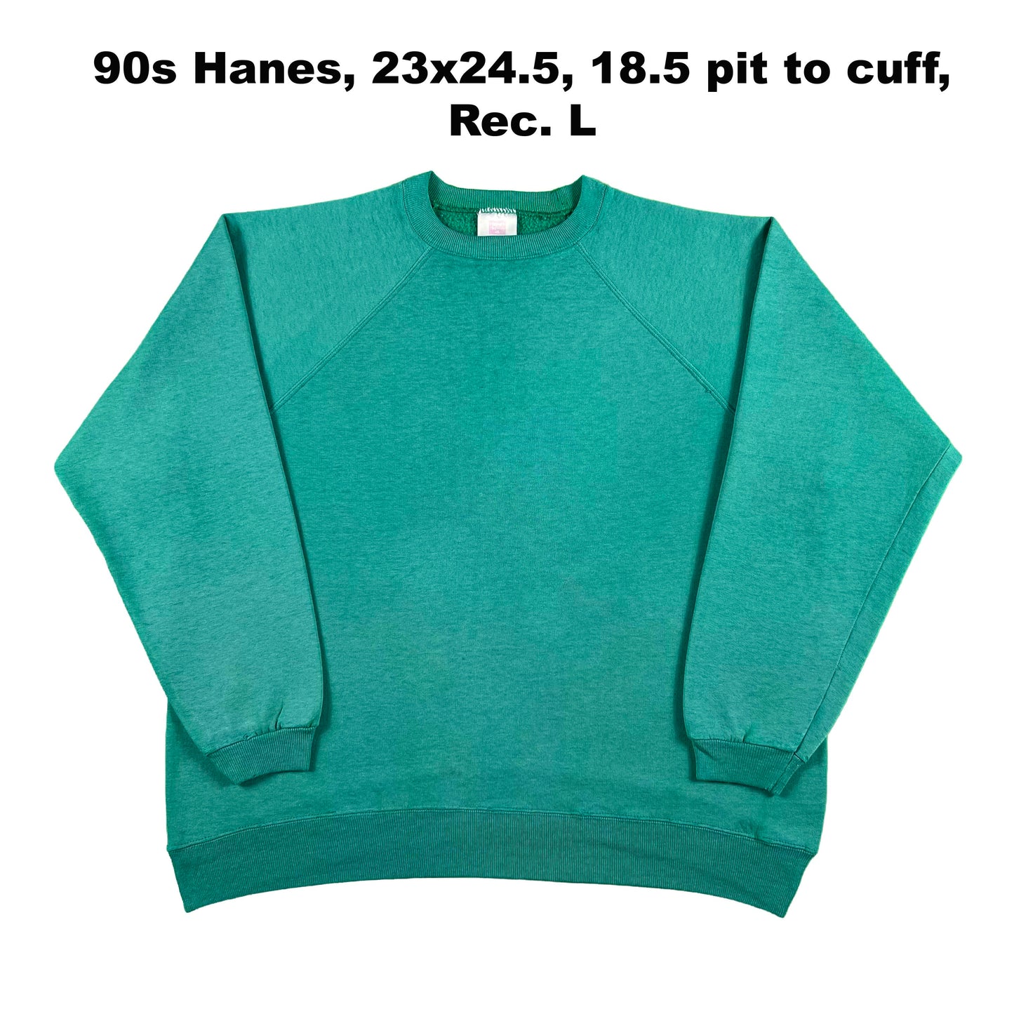 Vintage Blank Green Sweatshirts- SELECT SWEAT
