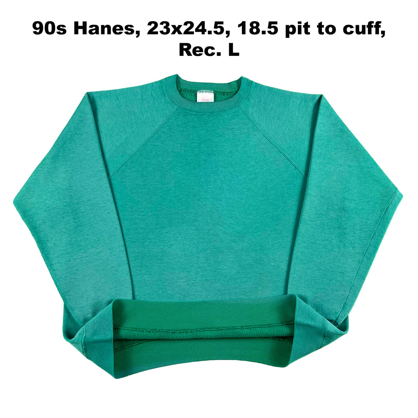 Vintage Blank Green Sweatshirts- SELECT SWEAT