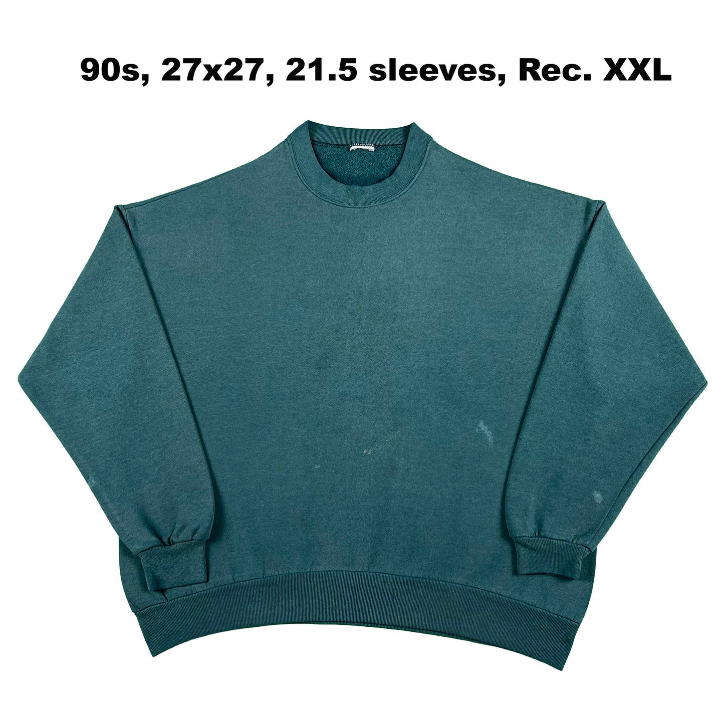Vintage Blank Green Sweatshirts- SELECT SWEAT