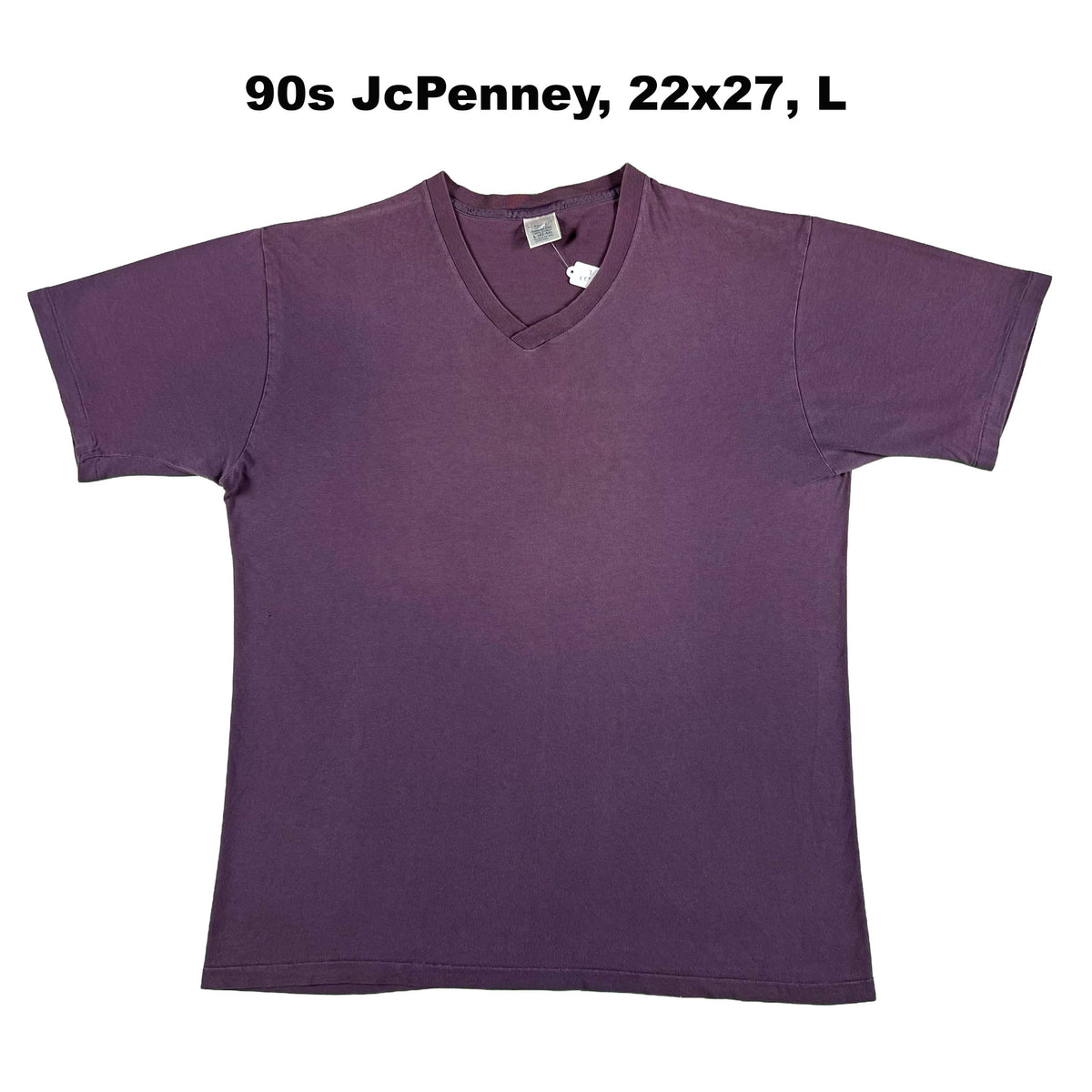 Vintage Blank White(& more!) V Neck Tees- SELECT TEE