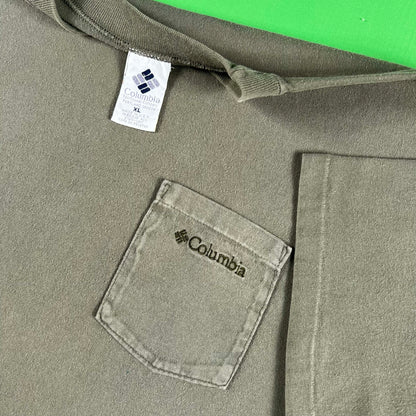 90s Columbia Pocket Tee- XL