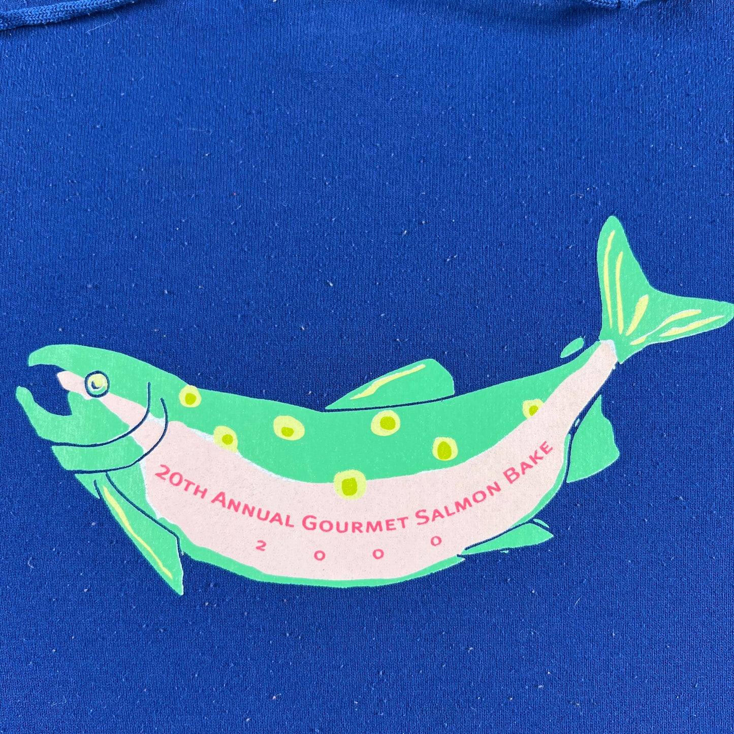 2000 Gourmet Salmon Bake Hoodie- L