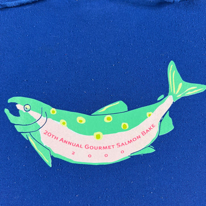 2000 Gourmet Salmon Bake Hoodie- L