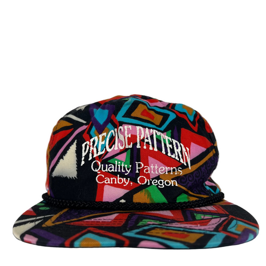 90s Psychedelic Print Rope Trucker Hat