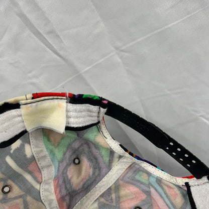 90s Psychedelic Print Rope Trucker Hat