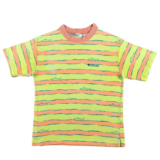 80s Columbia Striped Bonefish Tee- M