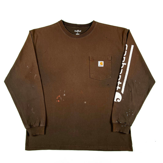 Carhartt Extremely Sun Faded Long Sleeve Pocket Tee- L