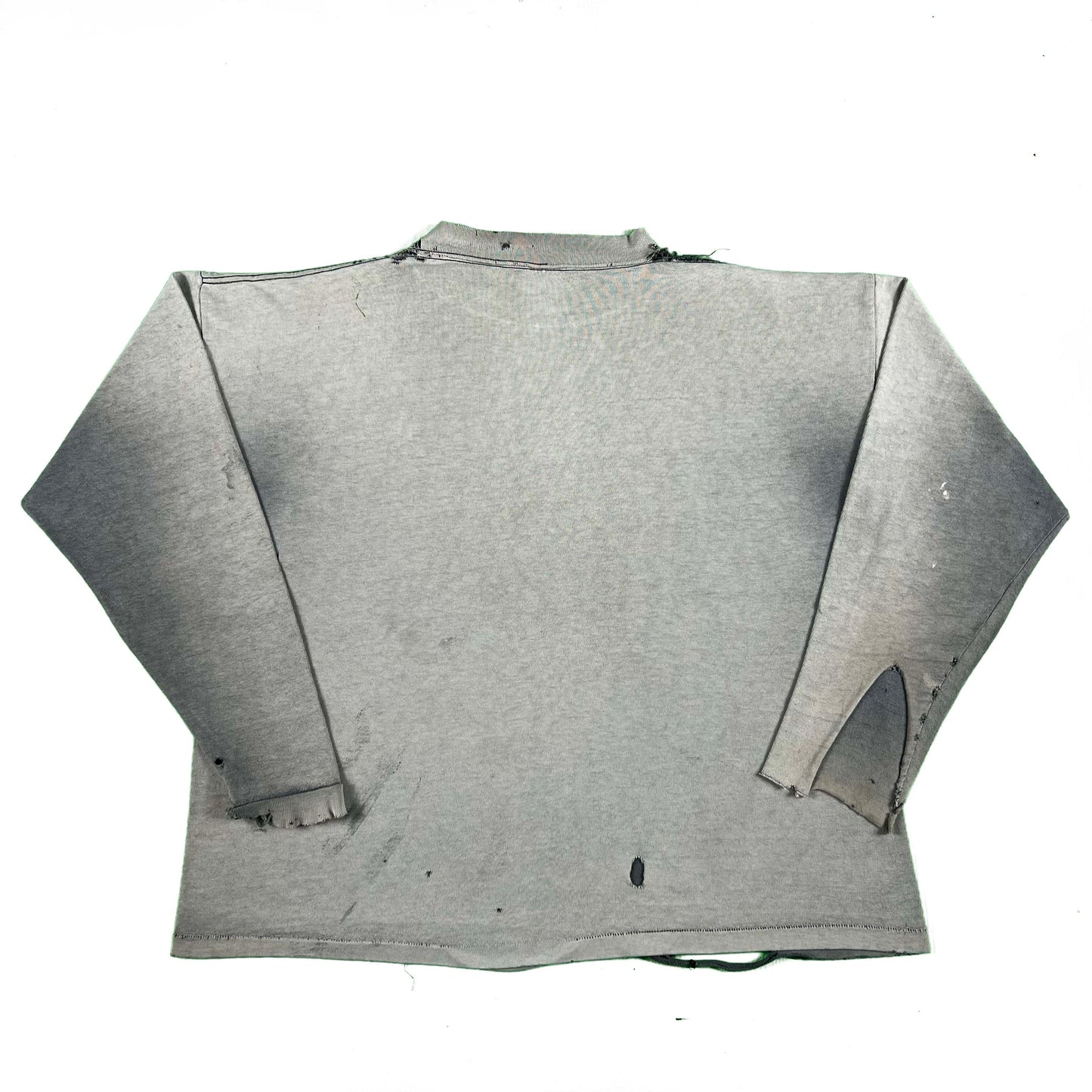 90s Thrashed & Faded to Perfection Long Sleeve Panthers Tee- L