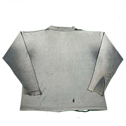 90s Thrashed & Faded to Perfection Long Sleeve Panthers Tee- L