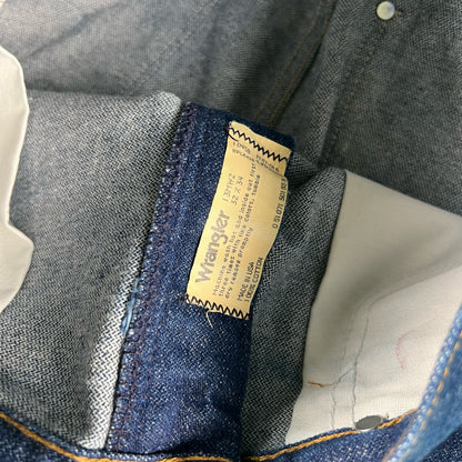 70s Wrangler Dark Wash Denim- 30x33