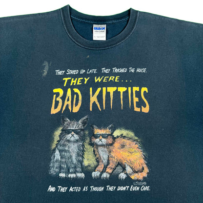 00s They Were...Bad Kitties Tee- XL