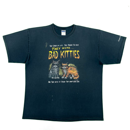 00s They Were...Bad Kitties Tee- XL