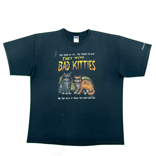 00s They Were...Bad Kitties Tee- XL
