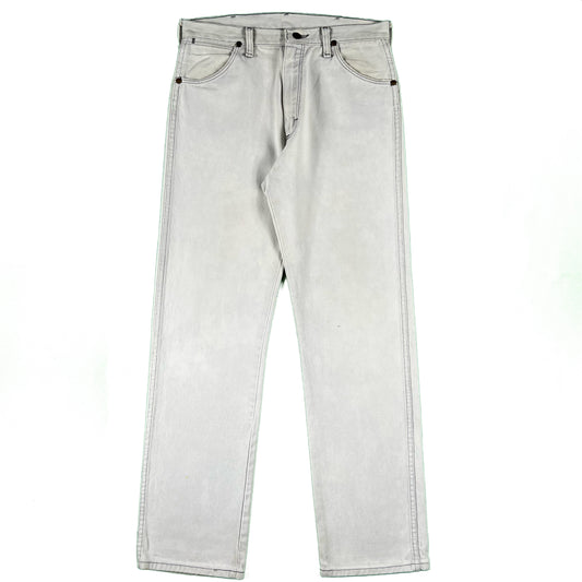 80s Wrangler Over Dyed White/Grey Denim- 31x30.5