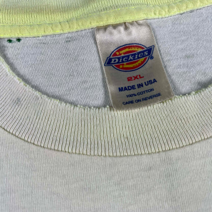 90s Dickies Thrashed Highlighter Pocket Tee- XXL