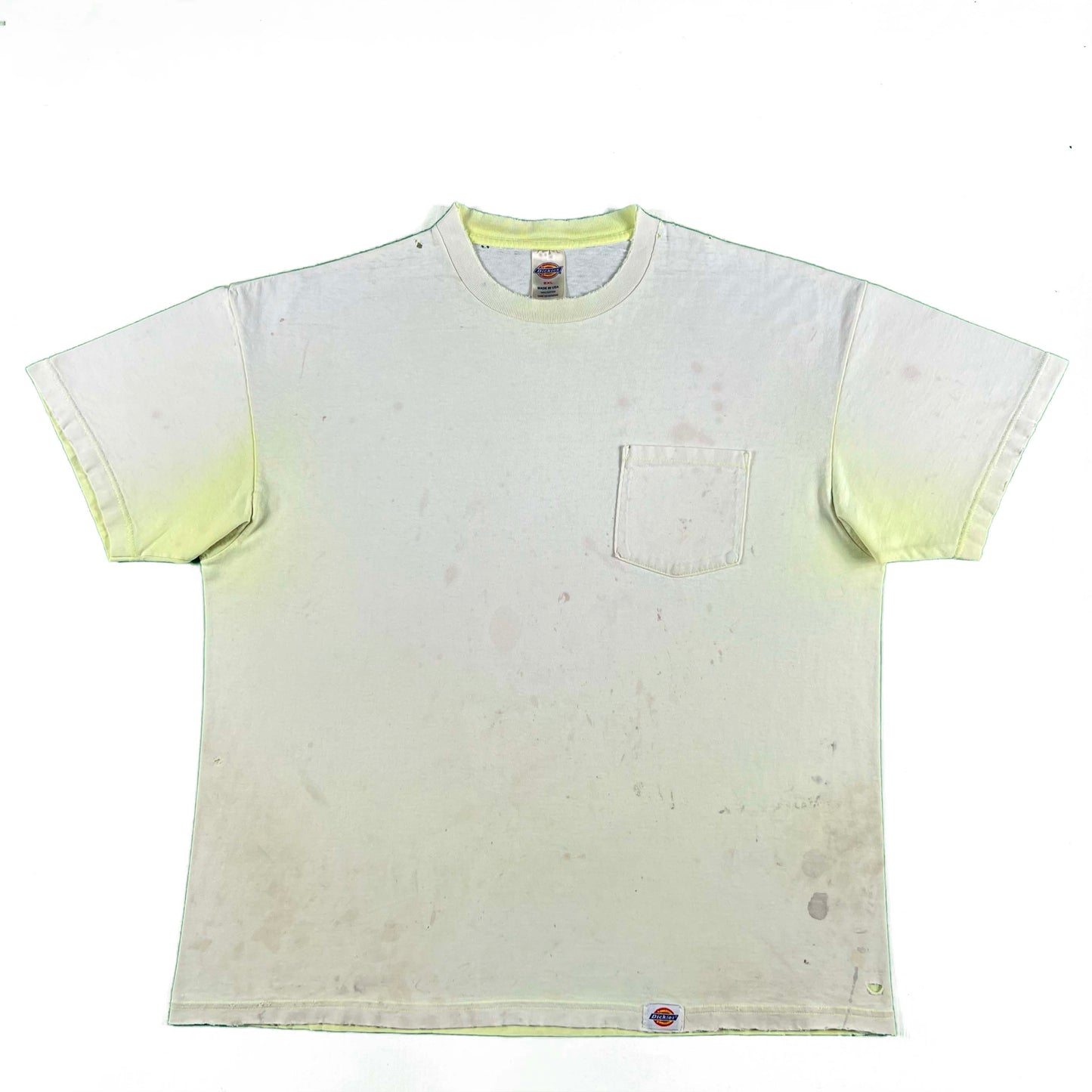 90s Dickies Thrashed Highlighter Pocket Tee- XXL