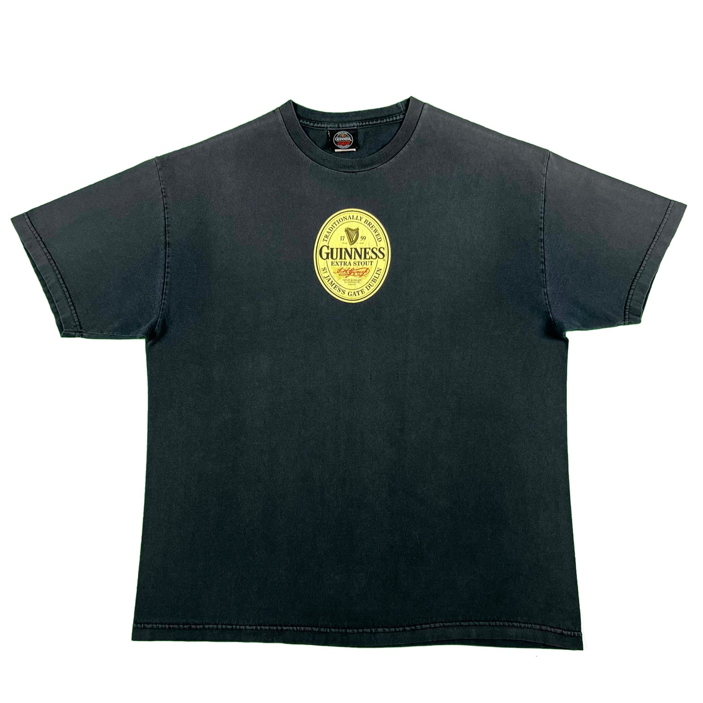 00s Faded Black Split the G Tee- XL