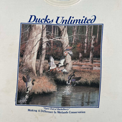 90s Ducks Unlimited "Upper End Of Hackelberry" Tee- XL