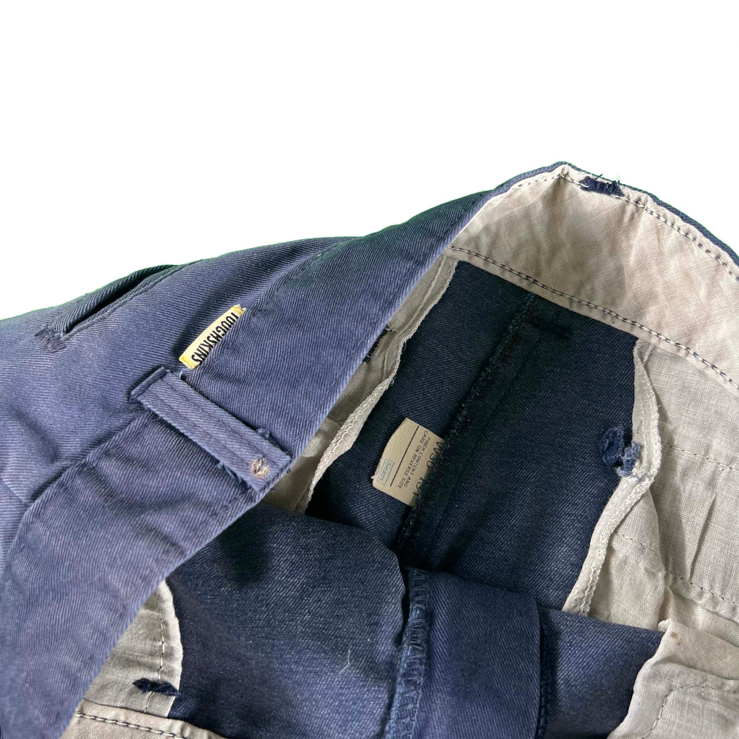 80s Sun Faded & Painted Sears Work Slacks- 28x29