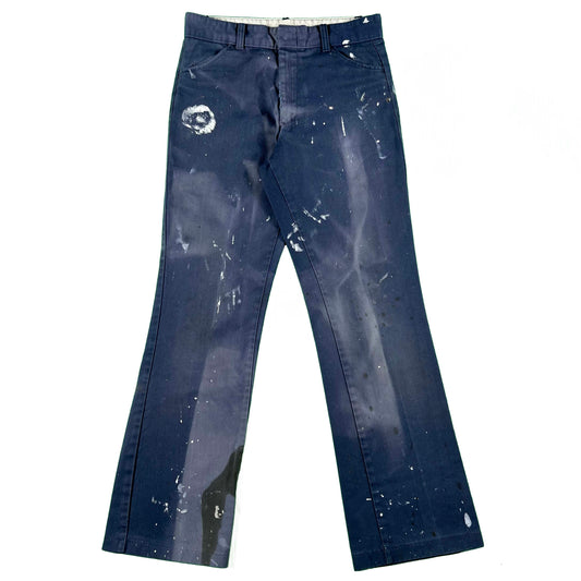 80s Sun Faded & Painted Sears Work Slacks- 28x29