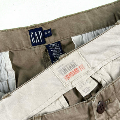 Vintage Gap Cotton Chino Pants- SELECT PAIR