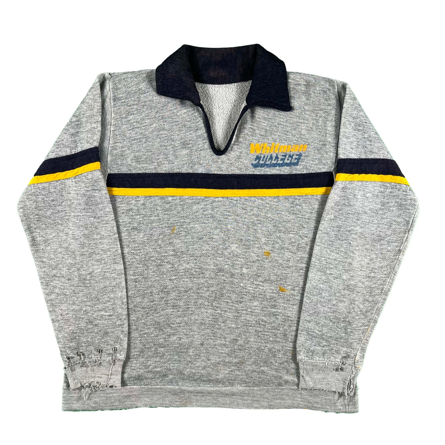 70s Nicely Thrashed Whitman College Sweatshirt- S