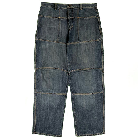 90s M+FG Baggy Double Knee Denim- 38x32.5