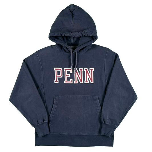 00s UPENN Champion Reverse Weave Hoodie- S