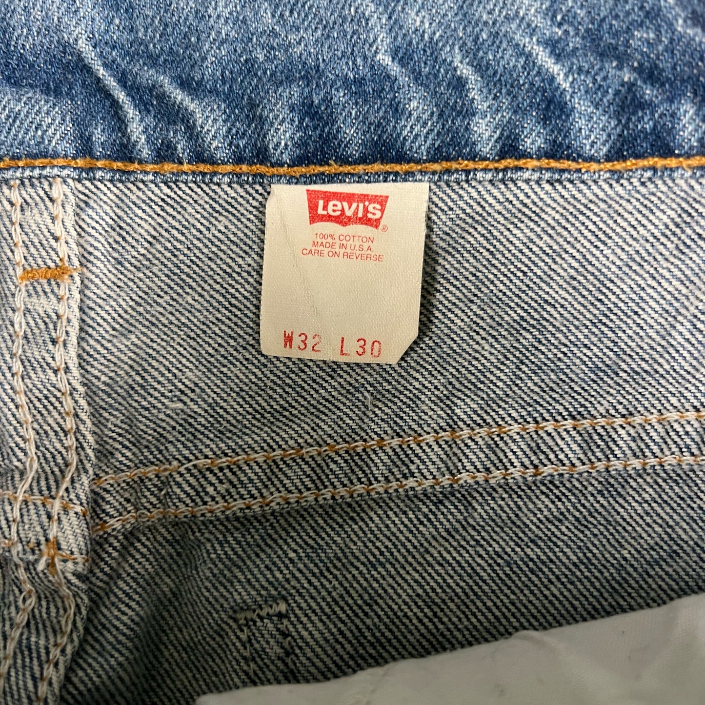 80s Levi's 517 Orange Tab Denim- 30x29.5