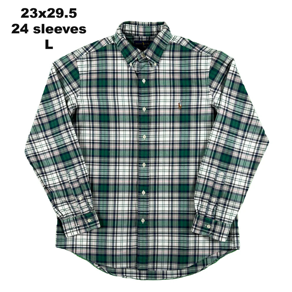 Vintage Ralph Lauren 100% Cotton Button Up Shirts- SELECT SHIRT