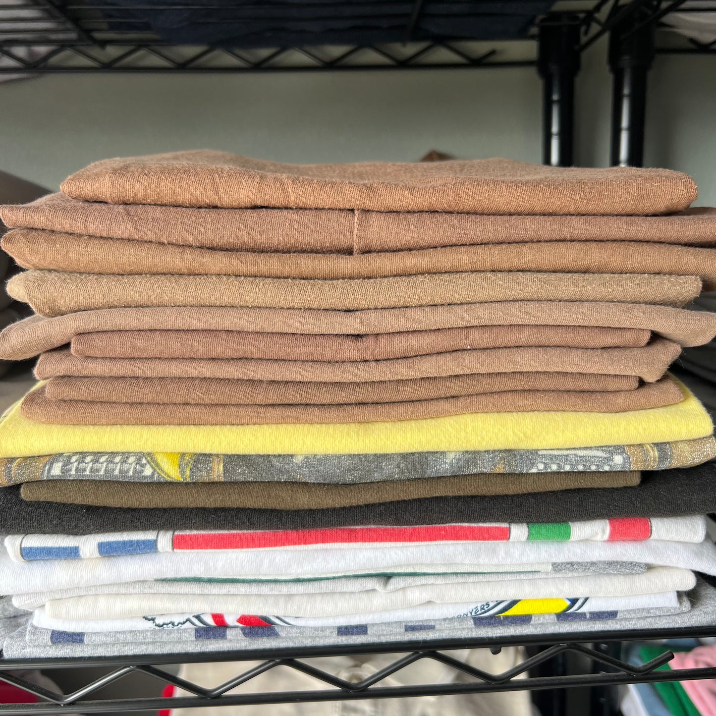 80s 100% Cotton Brown BVD & Mil Spec Military Tees- SELECT SIZE
