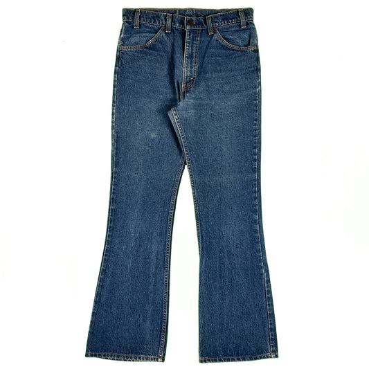 70s Levi's 646 Orange Tab Denim- 32x31.5