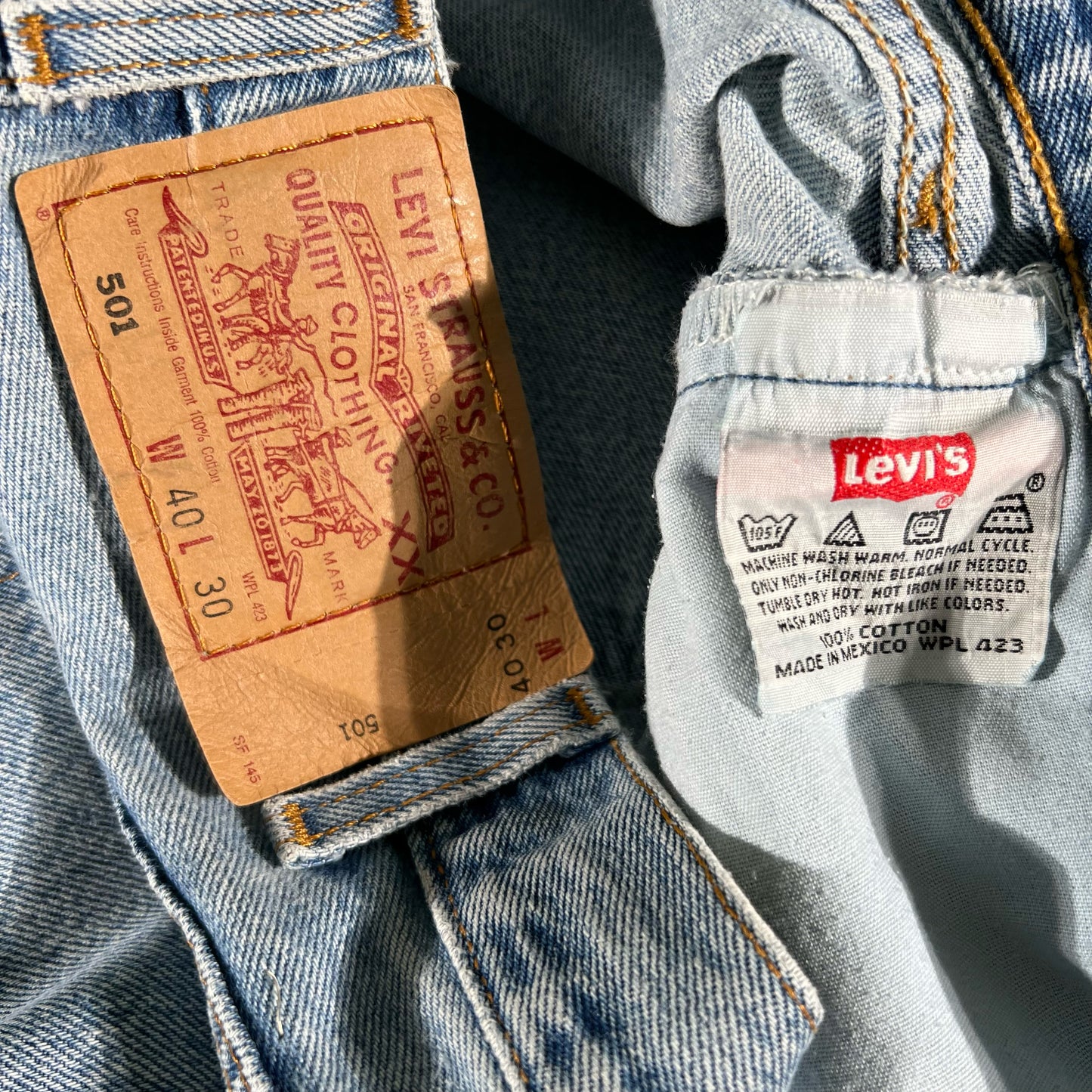 90s Levi's 501s- 39x30